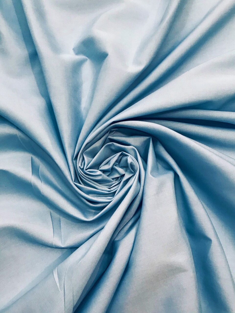 1 Yard Lt. Blue Poly Cotton Fabric Soft, Lightweight, and Breathable 59/60″ Wide